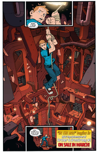 Illustration for article titled Exclusive Valiant preview: A&A #1 continues the wacky adventures of Archer & Armstrong